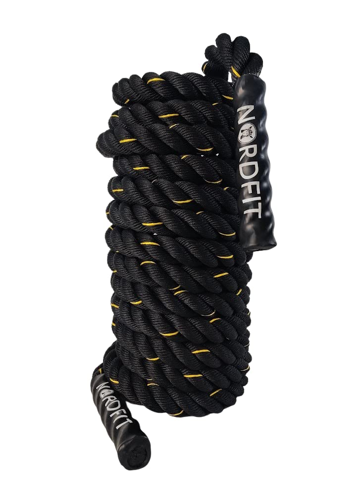 PROIRON 9M 12M Battle Ropes, Fitness Training Cable 38mm, Heavy Duty Sports Rope Battle Rope for Strength Training Gym PROIRON 9M 12M Battle Ropes, Fitness Training Cable 38mm, Heavy Duty Sports Rope Battle Rope for Strength Training Gym