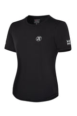 NORDFIT Women's Short Sleeve Sports T-Shirts – Twin Pack (Black & Grey) 2-Pack set