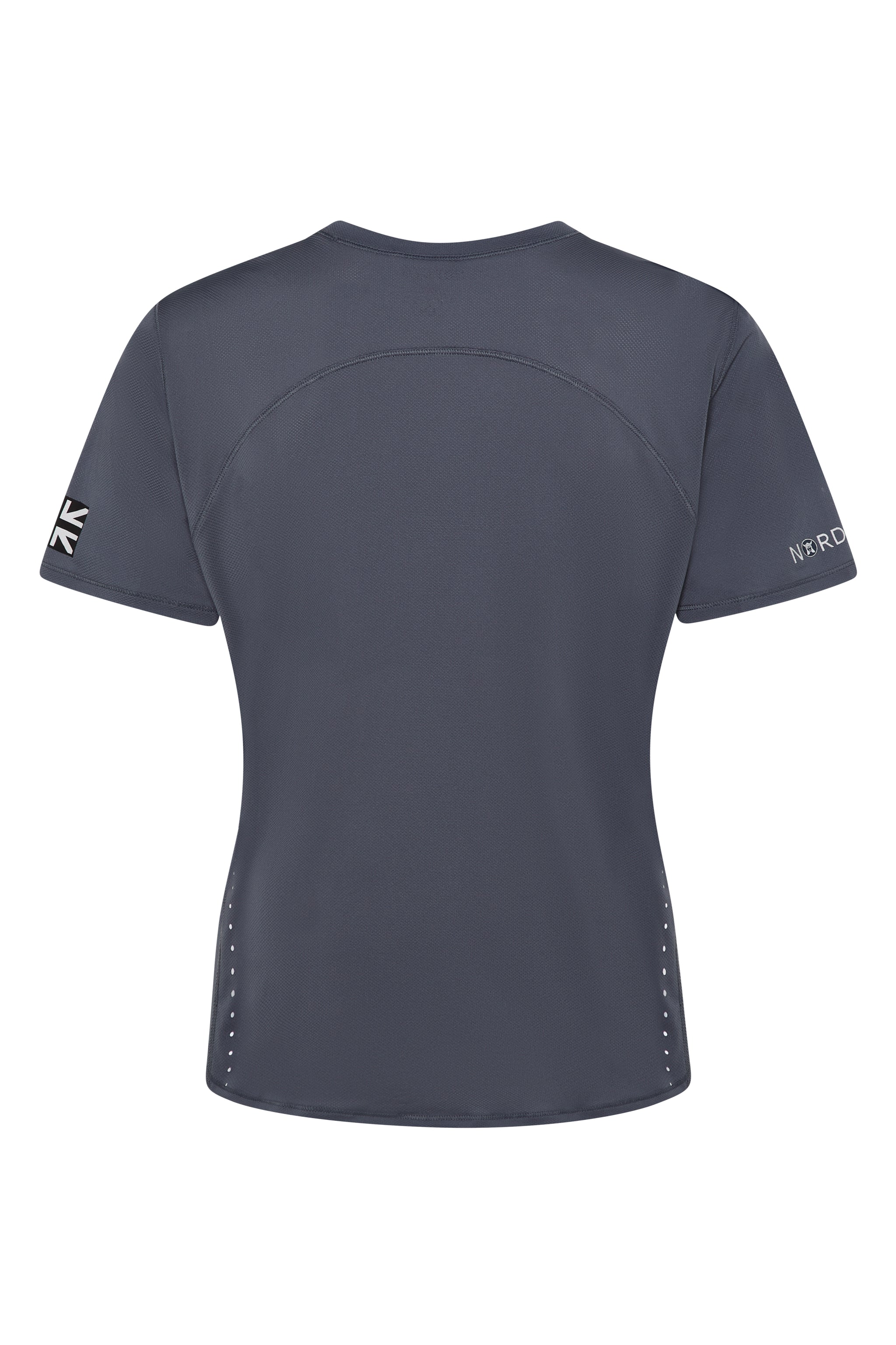 NORDFIT Women's Short Sleeve Sports T-Shirts – Twin Pack (Black & Grey) 2-Pack set