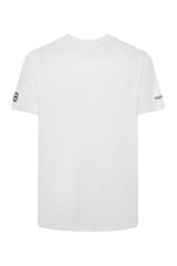 NORDFIT Men's Dry-Fit T-Shirts, White and Black, Small to XL, Regular Fit