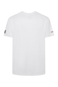 NORDFIT Men's Dry-Fit T-Shirts, White and Black, Small to XL, Regular Fit