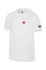 NORDFIT Men's Dry-Fit T-Shirts, White and Black, Small to XL, Regular Fit