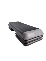 NORDFIT Aerobic Step, Large Professional Exercise Stepper, 3 Level Height Adjustable Fitness Platform (L109cm x W41cm x H10/15/20cm)