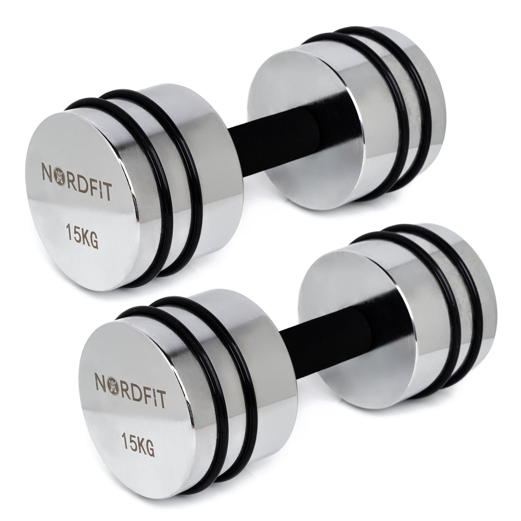 Adjustable Steel Dumbbells - Compact and Versatile Home Fitness Equipment - 5kg, 10kg and 15kg Versions by NORDFIT