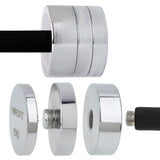 Adjustable Steel Dumbbells - Compact and Versatile Home Fitness Equipment - 5kg, 10kg and 15kg Versions by NORDFIT