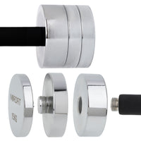 Adjustable Steel Dumbbells - Compact and Versatile Home Fitness Equipment - 5kg, 10kg and 15kg Versions by NORDFIT
