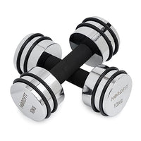 Adjustable Steel Dumbbells - Compact and Versatile Home Fitness Equipment - 5kg, 10kg and 15kg Versions by NORDFIT