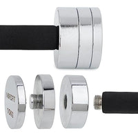 Adjustable Steel Dumbbells - Compact and Versatile Home Fitness Equipment - 5kg, 10kg and 15kg Versions by NORDFIT