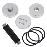 Adjustable Steel Dumbbells - Compact and Versatile Home Fitness Equipment - 5kg, 10kg and 15kg Versions by NORDFIT