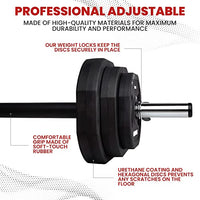 NORDFIT - 20kg Urethane Barbell Weights Set (TPU)